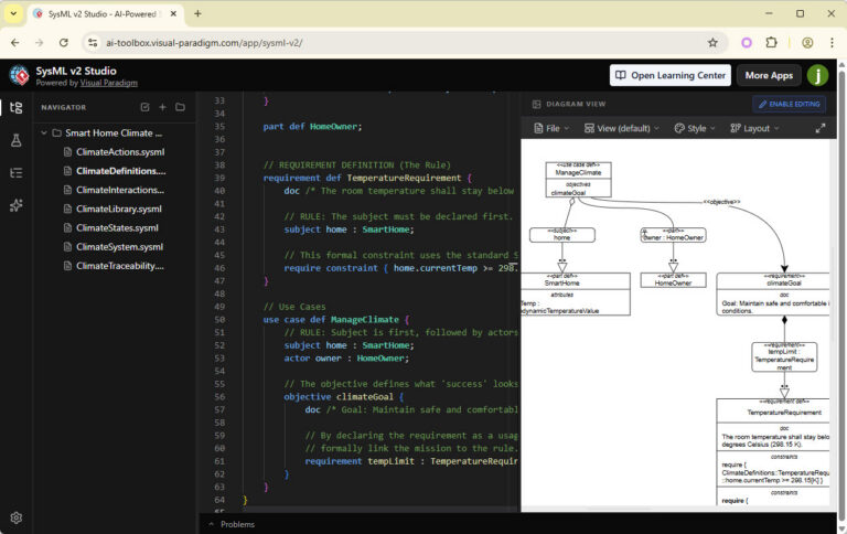 Sysml Download Welcome to SysML v2 Studio | The AI-Powered SysML v2 IDE